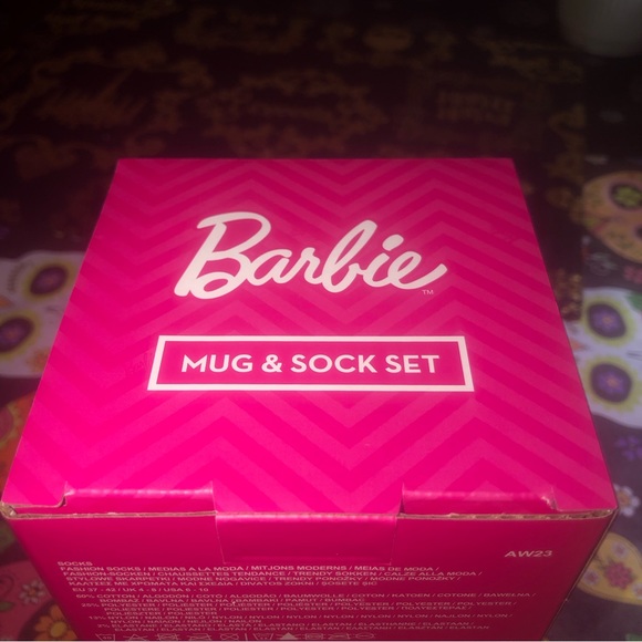 Barbie the movie Mug and socks gift set. New in box perfect holiday gift - Picture 7 of 7